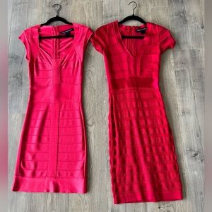 French Connection red bodycon dresses